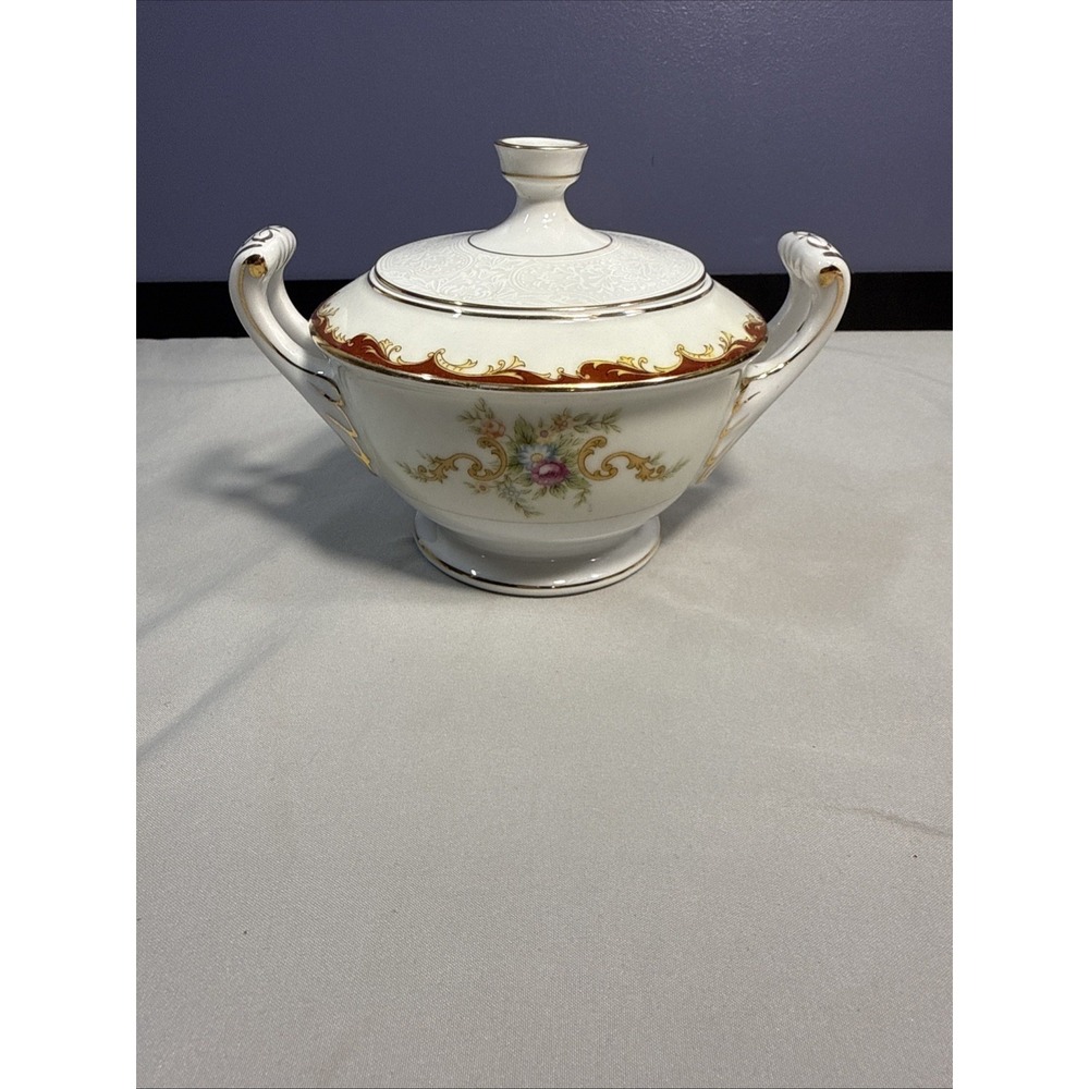 Vintage Harmony House Fine China "Wembley" Sugar Bowl with Lid
